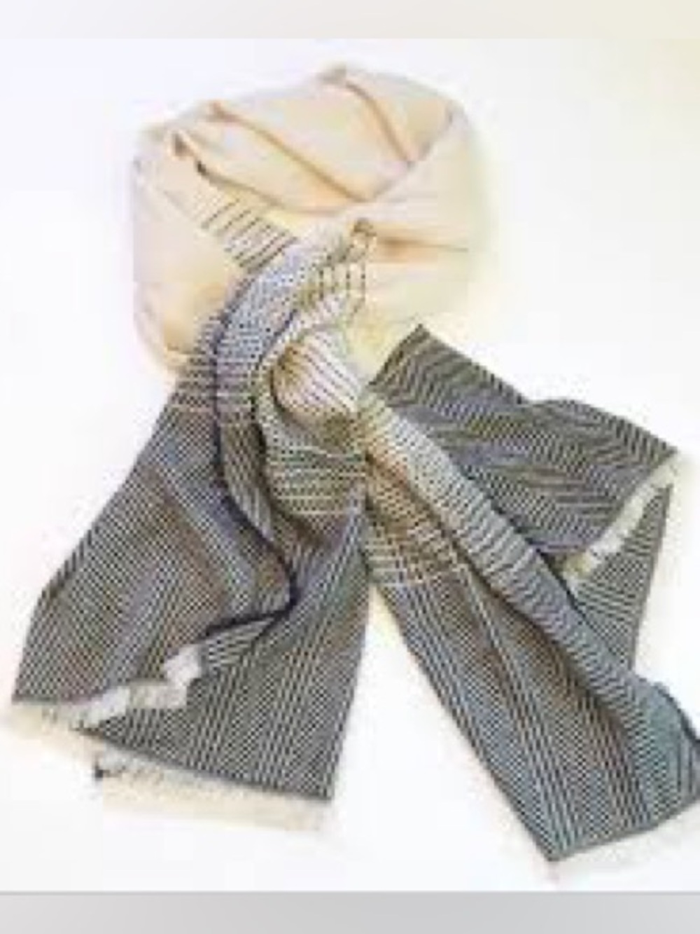 ♠️5/$25♠️Neutral Plaid Blanket Scarf